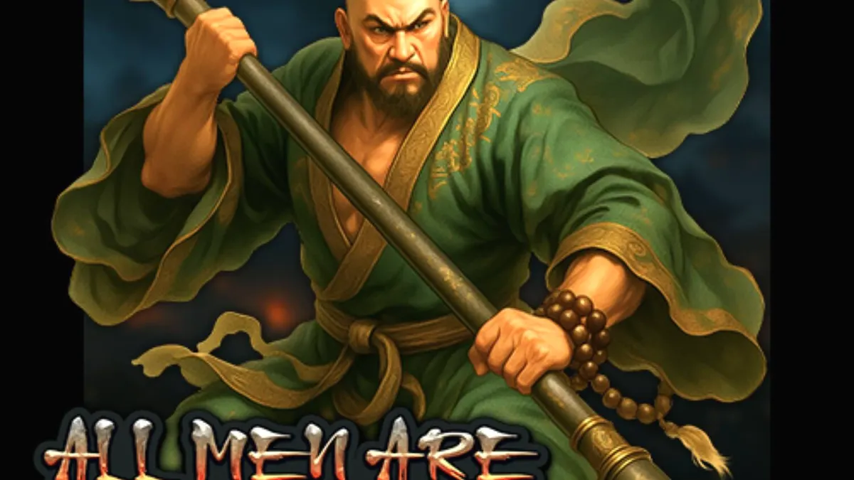 Guerreiros lendários em uma interface de jogo otimizada para dispositivos móveis
